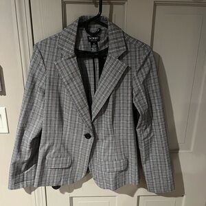 Plaid suit jacket